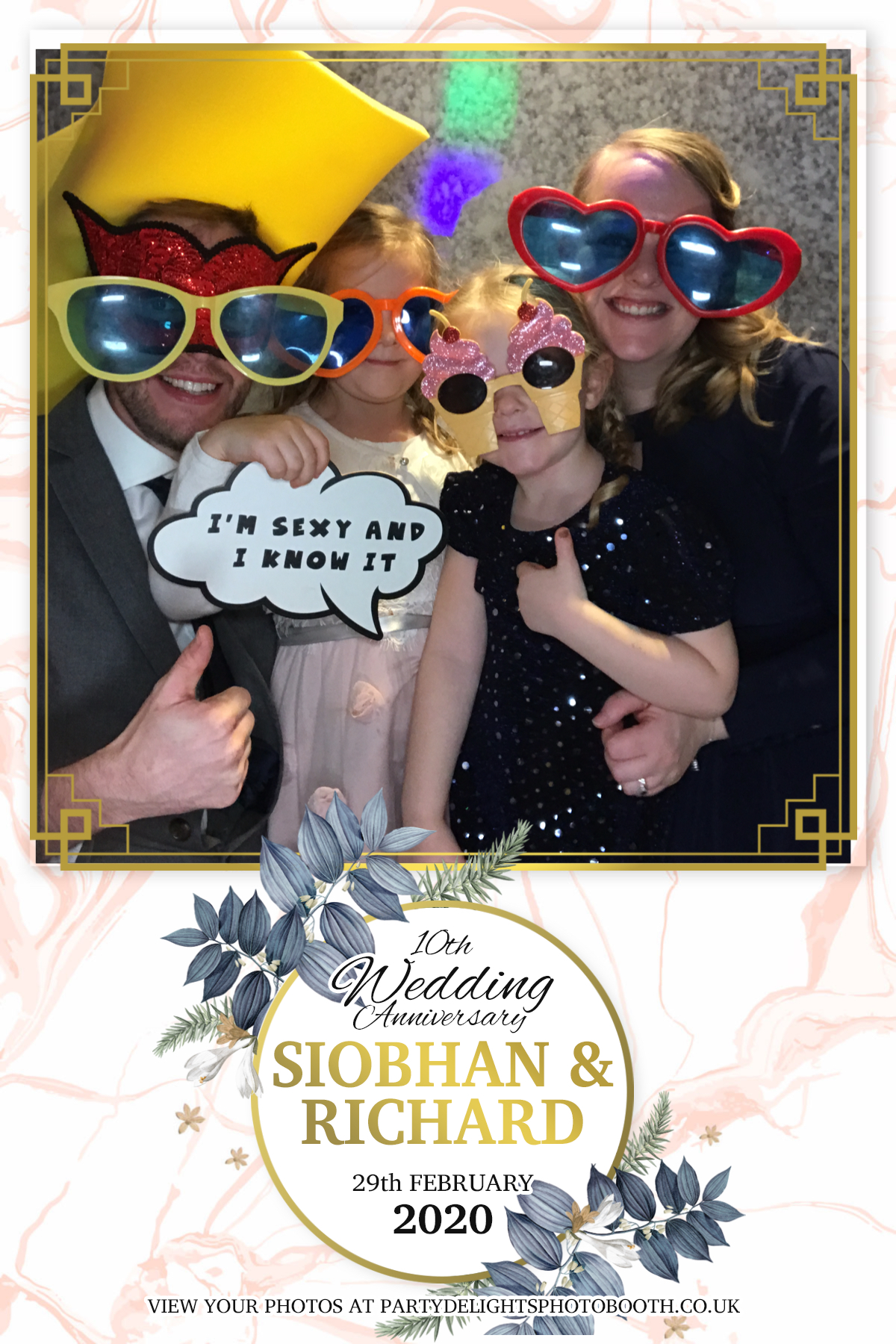 Siobhan and Richards Vow renewal  | View more photos from the event at gallery.partydelightsphotobooth.co.uk/u/PartyDelightsPhotoBooth/Siobhan-and-Richards-Vow-renewal